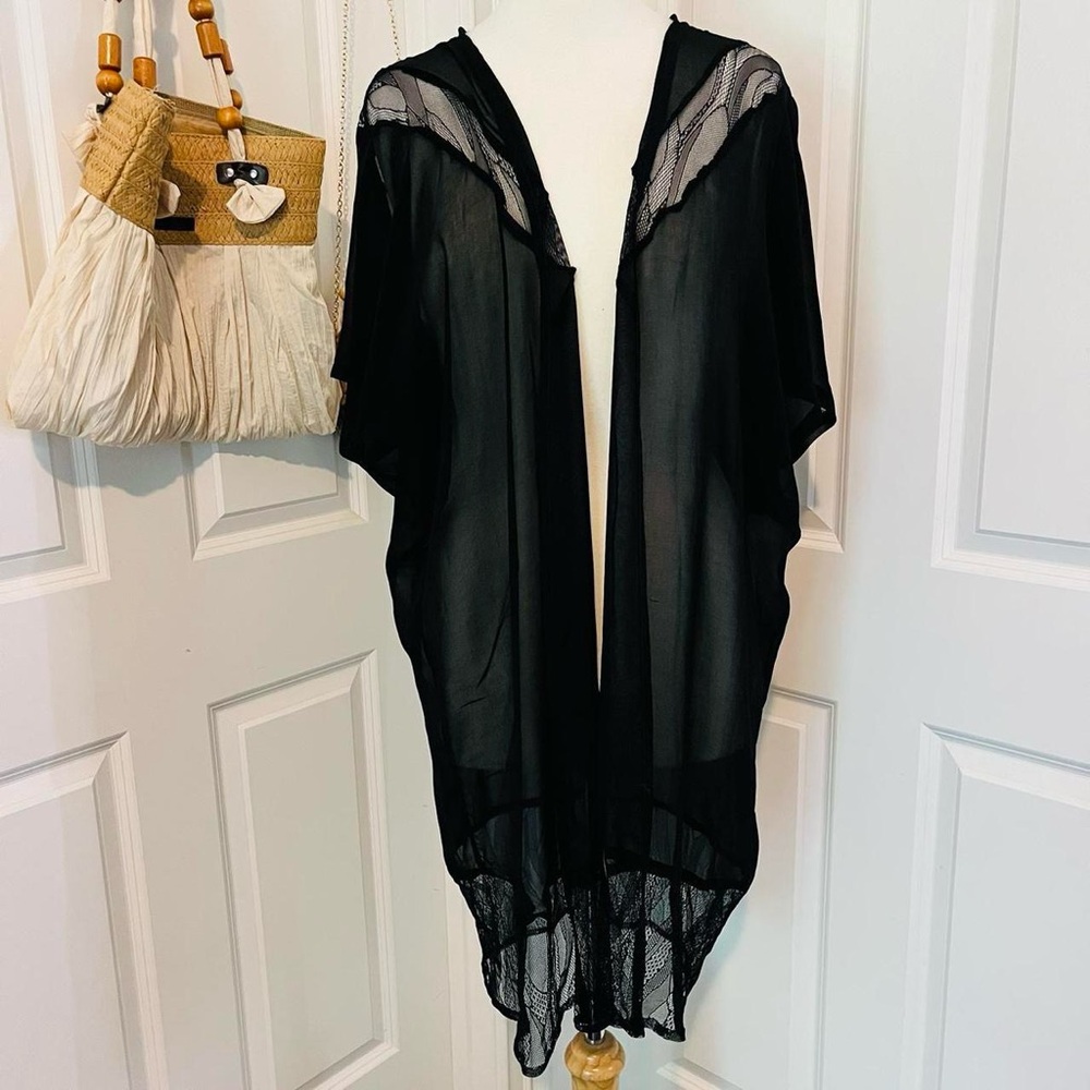 nwt millau sheer lace kimono/cardigan